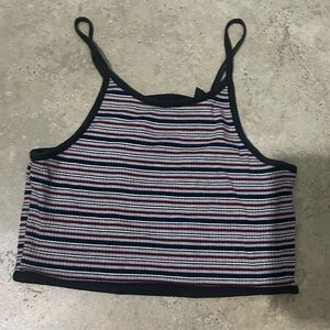 Striped Crop Top